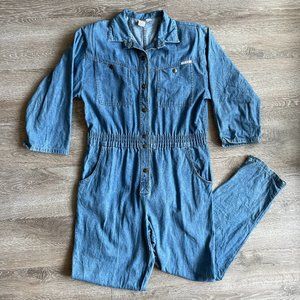 Dreams light denim jumpsuit | Vintage denim jumpsuit | 80's Jean romper